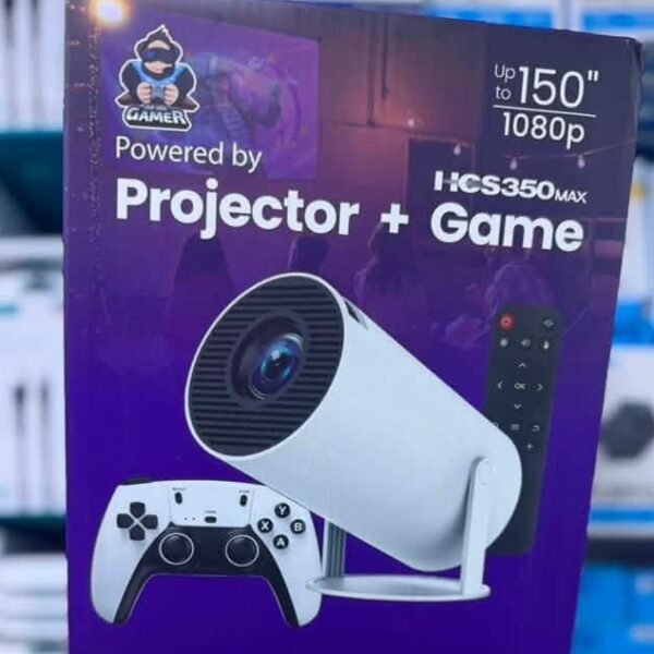 HCS350MAX Smart Projector with Built-in Gaming Console | Android | Wi-Fi | Full HD Support